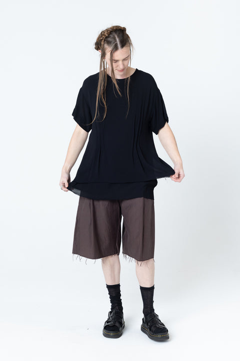 Company of strangers black bodice tee 