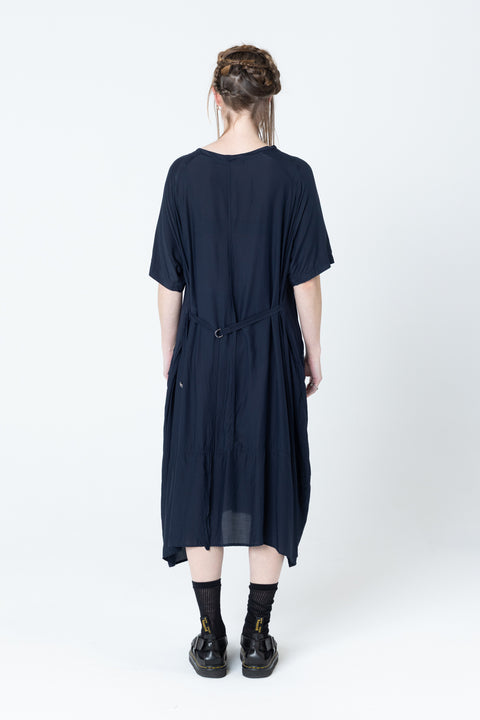 Company of Strangers Court Dress Ink Blue