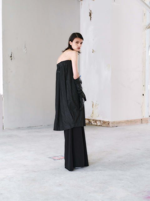 Otsu Hiyori Skirt Black  Chambray