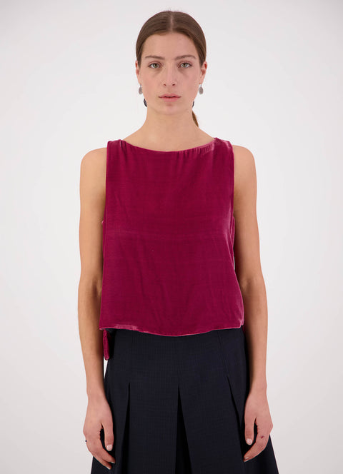 Daylight Moon Sudden Miracle Pink Velvet Top