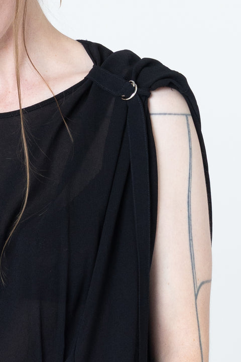 Company of Strangers Black Pinch Tunic 