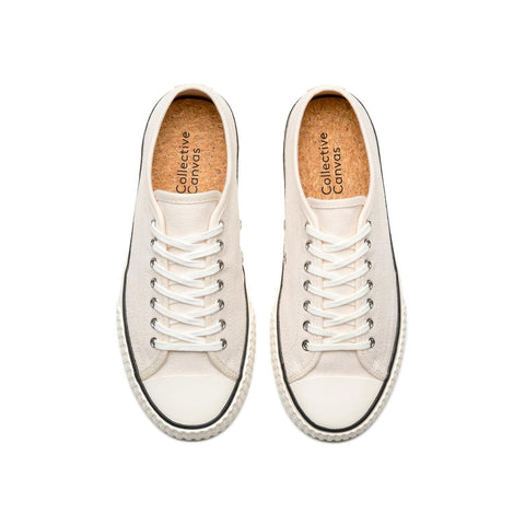 Straat Canvas Sneakers Cream