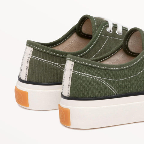 Collective Canvas Hemp Sneakers Olive Green