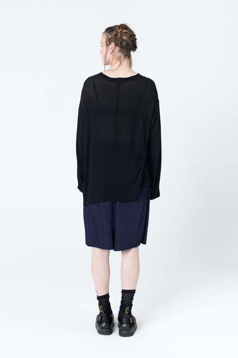 Tuck Sweater | Black