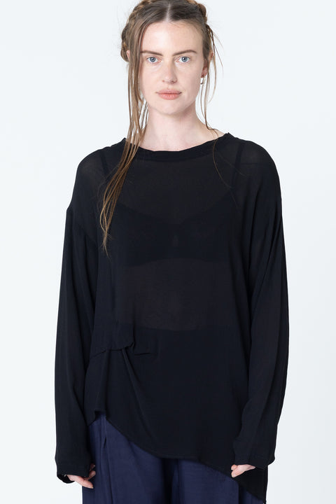 Tuck Sweater | Black