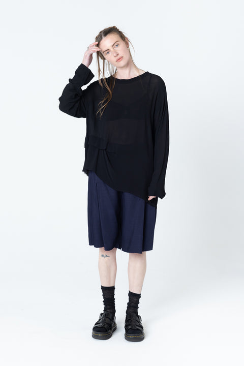 Tuck Sweater | Black
