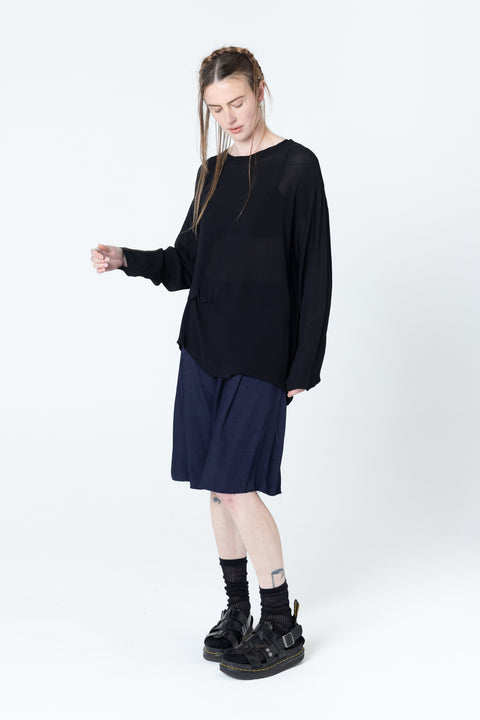 Tuck Sweater | Black