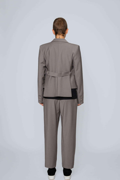 Paul Chaplin Getty Jacket in Grey Taupe