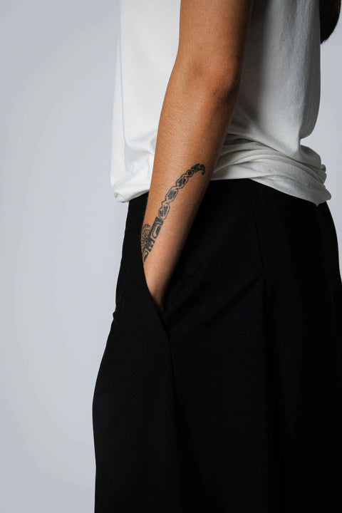 Tallulah Skirt | Black Wool