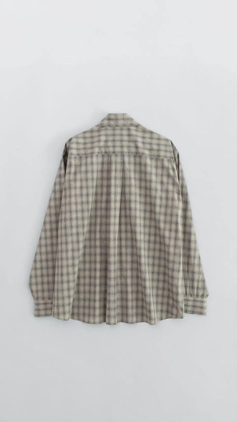 Oversized Shirt | Grey Check