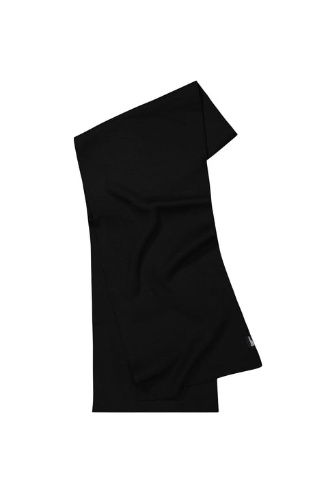 Standard Issue Plain Black Simple Scarf