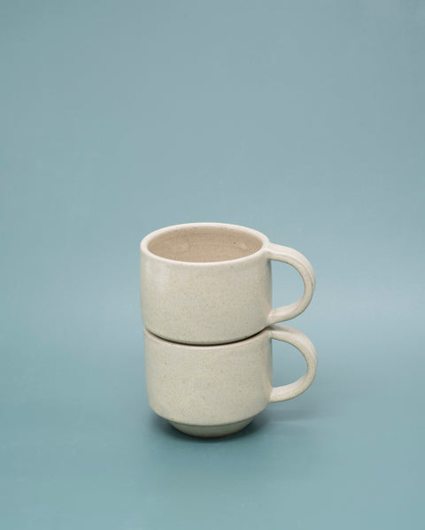 C-Handle Stacking Mug | Beige