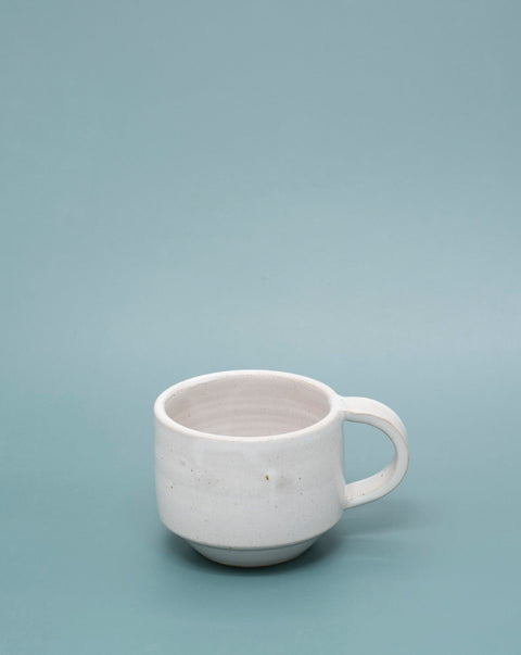 C-Handle Stacking Mug | White