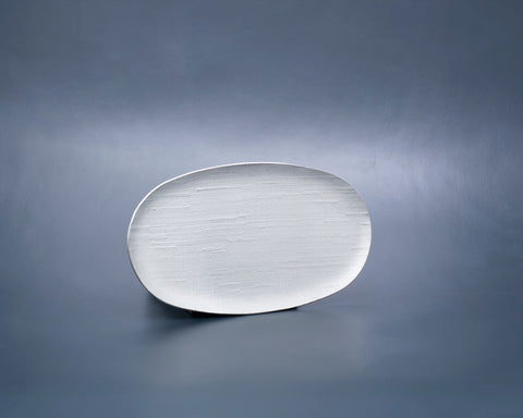 Nunome Long Plate | Long Oval