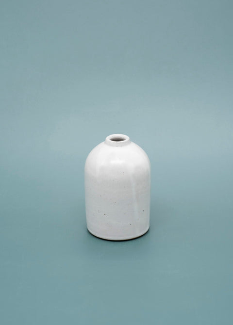 Small Bottle Vase | White